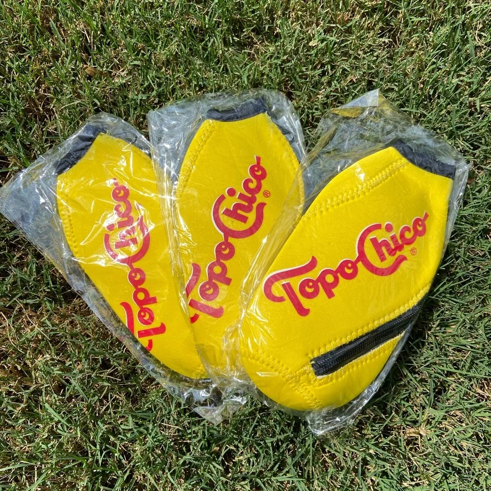 3 Pack Topo Chico Coozies + 1 Popsocket